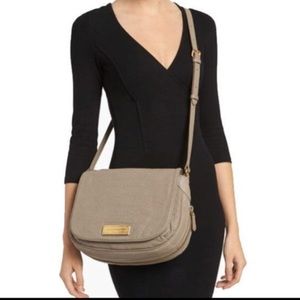 Marc Jacobs stone gray crossbody bag